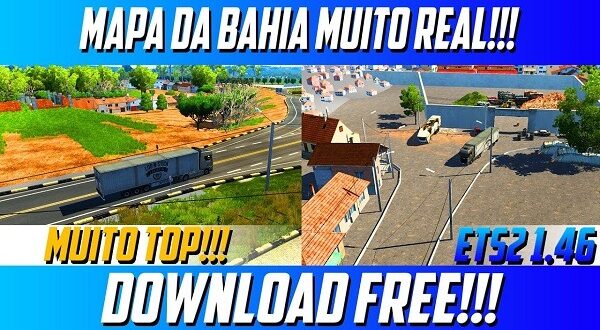 Mapa da Bahia Mods Ets2 1.46