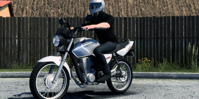 Moto Honda CG 150 Mods Ets2 1.46