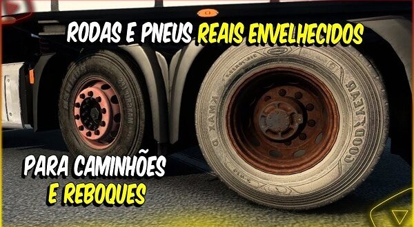 Pack de Rodas e Pneus Realista Mods Ets2 1.46