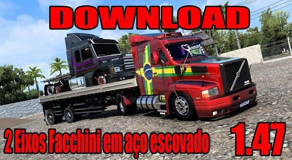 Reboque Granel 2 Eixos Qualificada Mod Ets2 1.47