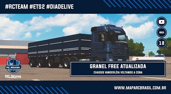 Reboque Graneleira Guerra V5 Mod Ets2 1.47