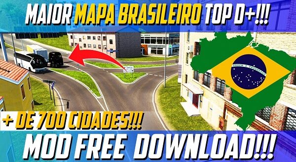 Maior Mapa Brasileiro Top Mod Ets2 1.47