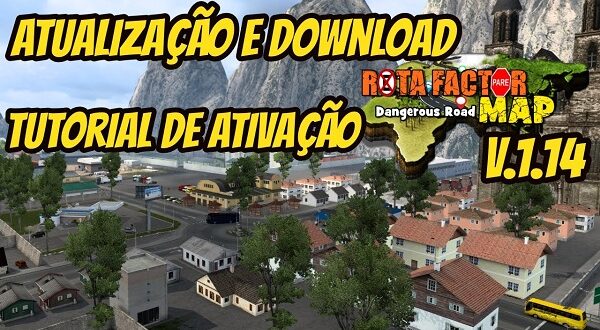Mapa Rota Factor Map Dangerous Road Mod Ets2 1.47
