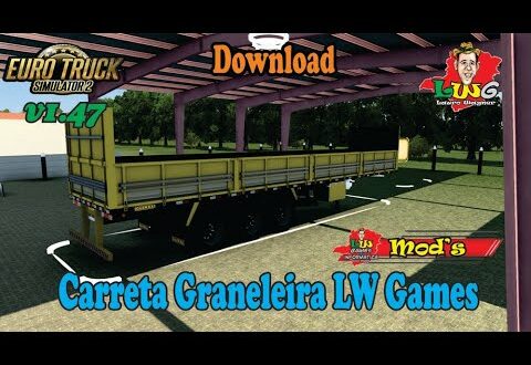 Reboque Graneleira Top Mod Ets2 1.47
