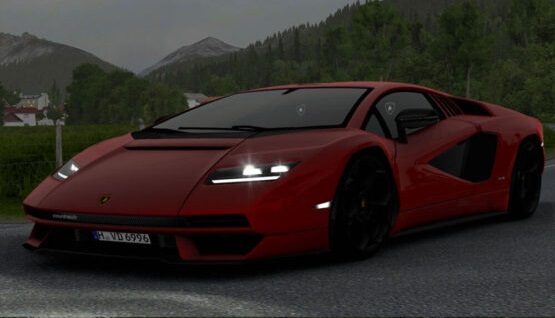 Carro Lamborghini Countach Mod Ets2 1.47