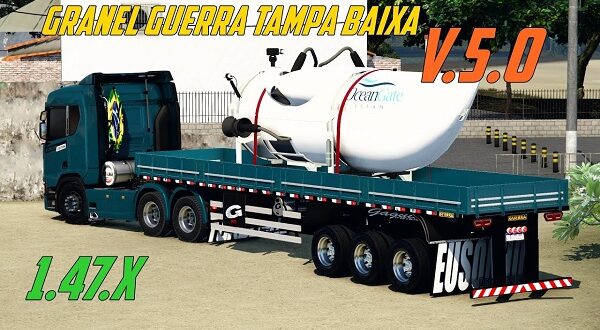 Reboque Granel Guerra Mod Ets2 1.47