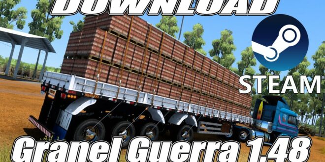 Reboque Granel Guerra Arqueada Mod Ets2 1.48