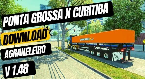 Reboque Graneleiro Arqueado Mod Ets2 1.48