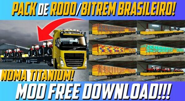 Pack de Bitrem Brasileiro Mod Ets2 1.48