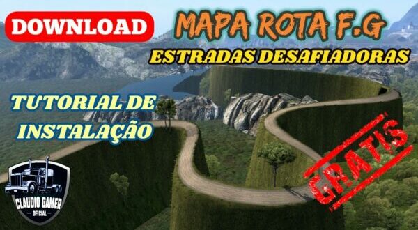 Mapa Estradas Desafiadoras Mod Ets2 1.48
