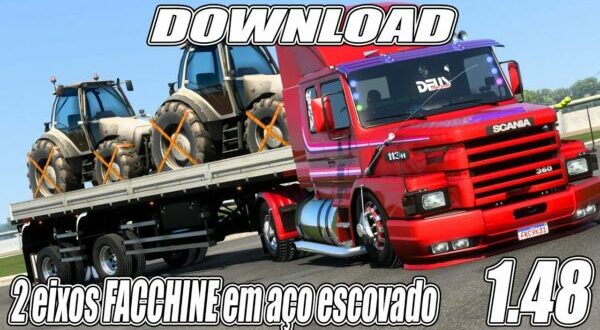 Reboque Granel 2 eixos FACCHINE Mod Ets2 1.48