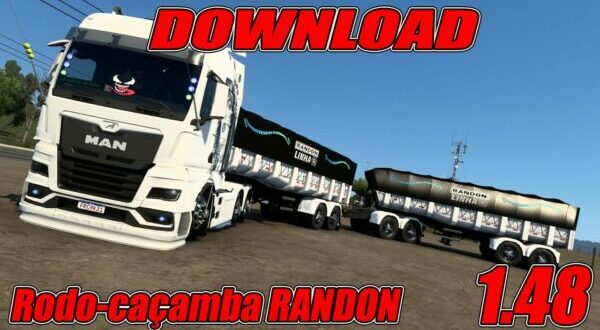 Reboque Rodo-caçamba Randon Mod Ets2 1.48