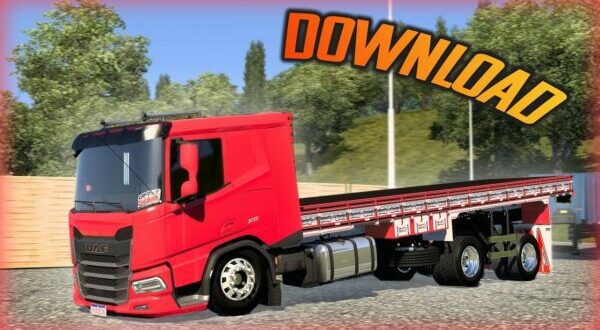Caminhão DAF XD Na Carroceria Mod Ets2 1.49