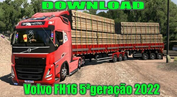 Volvo FH16 5ª Geração Mod Ets2 1.48/1.49