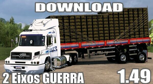 Reboque Granel Guerra Mod Ets2 1.49