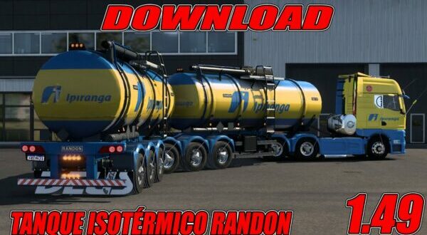 Reboque Tanque isotérmico Randon Mod Ets2 1.49