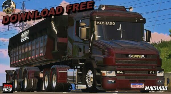 Scania 124 Bicuda + Caçamba Mod Ets2 1.49