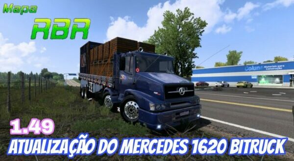 Mercedes Benz 1620 Bitruck Qualificado Mod Ets2 1.49