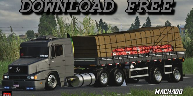 M.Benz 1935 Na Carretinha 2 Eixos Top Mod Ets2 1.49