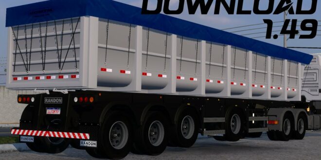 Caçamba Randon 4 Eixos Top Mod Ets2 1.49