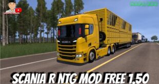 New Scania NTG Qualificada Mod Ets2 1.50
